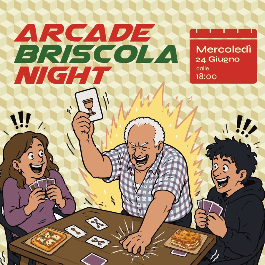 Locandina Arcade Briscola Night